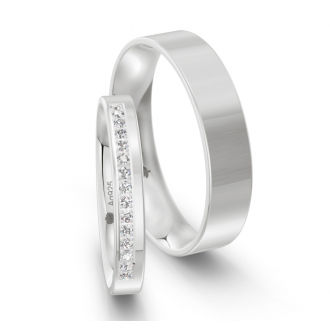 Obrączki srebrne SR55 (szer. 3mm i 5mm)