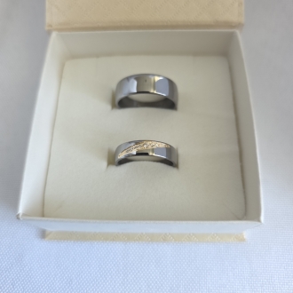 Obrączki z tantalu TAN658 (szer. 5mm i 7mm)