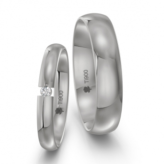 Obrączki z tytanu TN028 (szer. 3mm i 5mm)