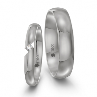 Obrączki z tytanu TN030 (szer. 3mm i 5mm)