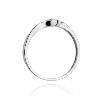 Pierścionek zaręczynowy z brylantem 0.04ct BD178