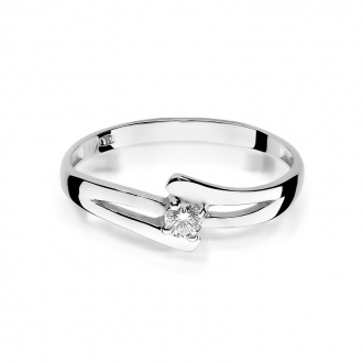 Pierścionek zaręczynowy z brylantem 0.10ct BD210/10