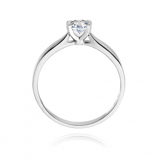 Złoty pierścionek zaręczynowy z brylantem 0.25ct BD223B/25