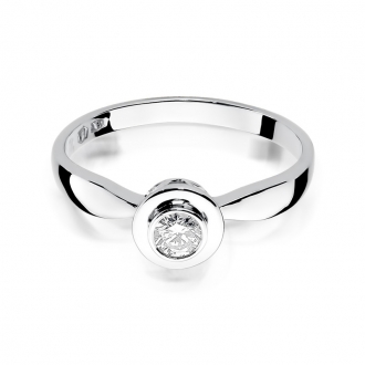 Pierścionek zaręczynowy z brylantem 0.20ct BD294/20