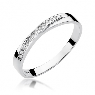 Pierścionek zaręczynowy z brylantami 0.07ct BD305/9K