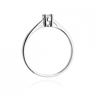 Pierścionek zaręczynowy z brylantem 0.15ct BD367