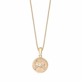 Złota zawieszka wisiorek znak zodiaku Byk