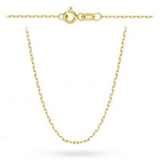 Złoty łańcuszek ankier pr. 585 do zawieszek