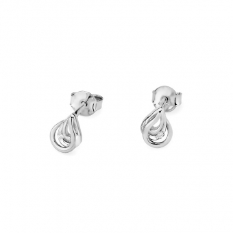Kolczyki z białego złota z brylantami 0,02ct KOBD003/W