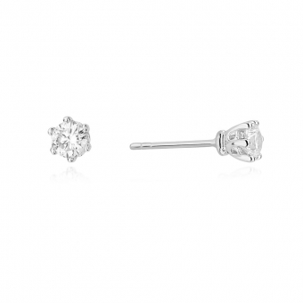 Kolczyki z białego złota z brylantami 0,30ct KOBD068/W
