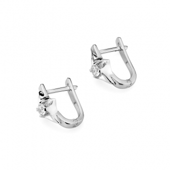 Kolczyki z białego złota z brylantami 0,30ct KOBD155_B/W