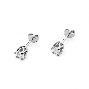 Kolczyki z białego złota z brylantami 0,60ct KOBD220/W