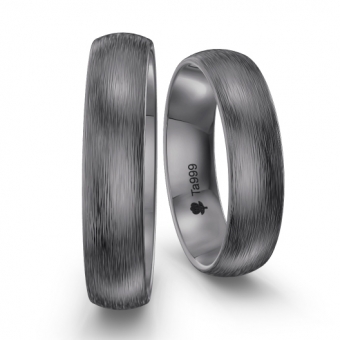 Obrączki z tantalu półokrągłe od 2,5mm do 8mm KRZ/T/M3