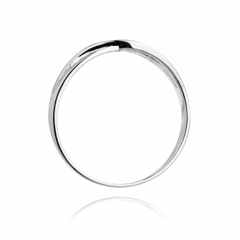 Pierścionek z różówego złota z brylantem 0.05ct BD156/R