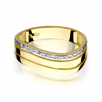 Pierścionek zaręczynowy z brylantami 0.09ct BD214