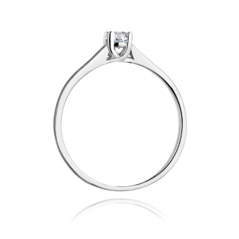 Pierścionek zaręczynowy z brylantem 0.20ct BD239