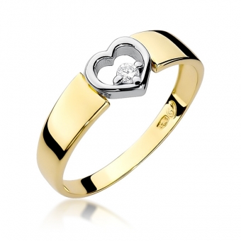 Wyjątkowy złoty pierścionek BD276/C