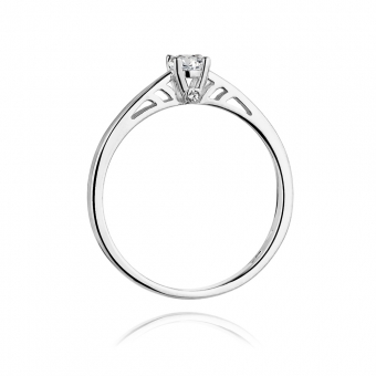 Pierścionek zaręczynowy z brylantami 0.24ct BD394