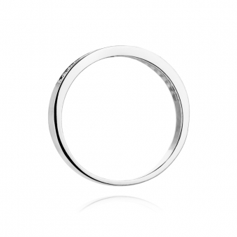 Pierścionek zaręczynowy z białego złota z brylantami 0.18ct BD410/W