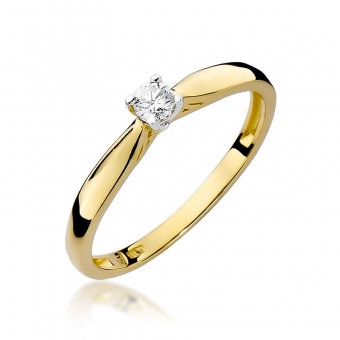 Złoty pierścionek zaręczynowy BD45/C