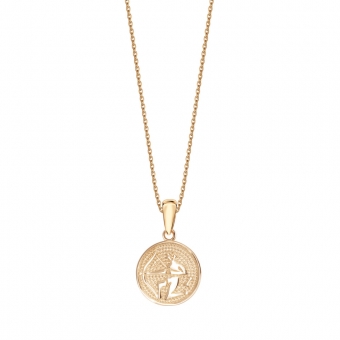 Złota zawieszka wisiorek znak zodiaku Strzelec