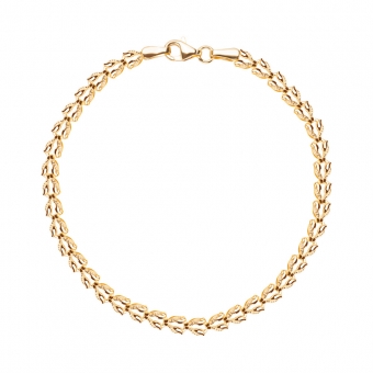 Elegancka złota bransoletka dla kobiety