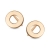 Złote kolczyki małe kółeczka