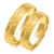 Obrączki ślubne złote z linią życia BWG211Z