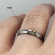 Obrączka z czarnego złota półokrągła szer. 3mm