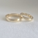 Obrączki ślubne AS121 (kolor złota: żółty, szer. 3,5mm i 4,5mm)