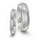 Platynowe obrączki PL027, szer. 3mm i 5mm; zielony brylant