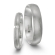 Platynowe obrączki PL027, szer. 3mm i 5mm; wykończenie mat M3