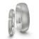 Platynowe obrączki PL028, szer. 3mm i 6mm; wykończenie mat M3