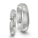 Platynowe obrączki PL030, szer. 3mm i 5mm; zielony brylant