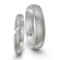 Platynowe obrączki PL030, szer. 3mm i 5mm; wykończenie mat M3