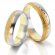 Obrączki ślubne AS11  (kolor złota: żółty / biały)