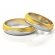 Obrączki ślubne AS204 (kolor złota: biały / żółty)