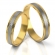 Obrączki ślubne AS294 (kolor złota: żółty / biały / żółty)