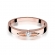 Pierścionek z różowego złota z brylantem 0.08ct BD125/R