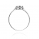 Pierścionek zaręczynowy z białego złota z brylantami 0.14ct BD154/W