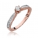 Pierścionek z różowego złota z brylantami 0.30ct BD202/R