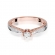 Pierścionek z różowego złota z brylantami 0.30ct BD202/R