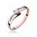 Pierścionek z różowego złota z brylantem 0.08ct BD210/08/R