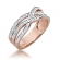 Pierścionek z różówego złota z brylantami 0.27ct BD215/R