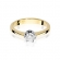 Złoty pierścionek zaręczynowy z brylantem 0.30ct BD220B/30