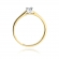 Złoty pierścionek zaręczynowy z brylantem 0.25ct BD221B/25