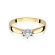 Złoty pierścionek zaręczynowy z brylantem 0.25ct BD222B/25