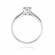 Pierścionek zaręczynowy z białego złota z brylantem 0.25ct BD223B/25/W