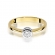 Złoty pierścionek zaręczynowy z brylantem 0.30ct BD224B/30