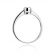 Pierścionek zaręczynowy z białego złota z brylantem 0.25ct BD224B/25/W
